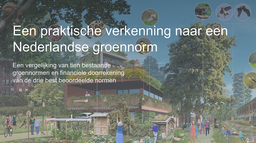 Sweco vergelijkt voorstellen voor groennorm