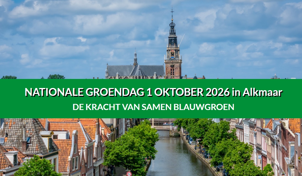 Nationale Groendag 2026 in Alkmaar